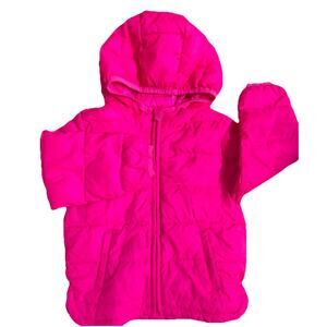 Baby GAP Kids PrimaLoft Hot Pink Lightweight Puffer Jacket Sz 3Y Water Resitant